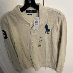 Boys long sleeves polo